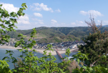白山島山頂より